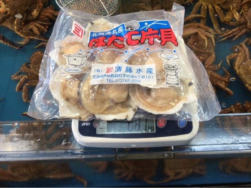–　800ｇ（10枚前後入）　冷凍ホタテ片貝　北海道産　広海水産
